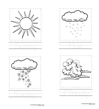 Weather Preschool Printables - Preschool Mom
