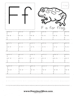 Letter F Preschool Printables - Preschool Mom