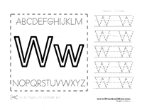 Letter W Preschool Printables - Preschool Mom