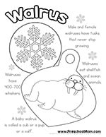 Arctic Animal Preschool Printables