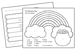 St. Patrick's Day Preschool Printables - Preschool Mom