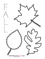 Fall Leaf Preschool Printables - Preschool Mom