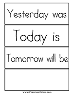 Preschool Calendar Printables - Preschool Mom