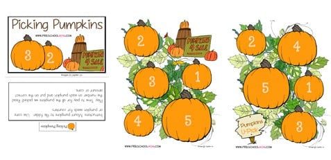 Pumpkin Preschool Printables - Preschool Mom