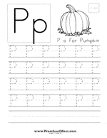 Pumpkin Preschool Printables