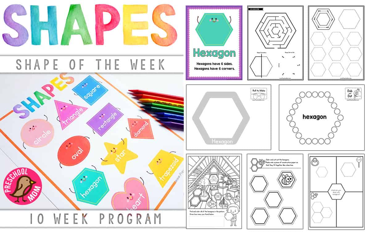 Shape Mats: Drive & Trace Activity Pages