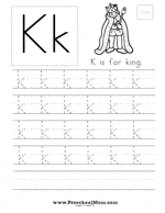 Letter K Preschool Printables - Preschool Mom