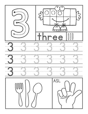 Preschool Number Worksheets - Preschool Mom