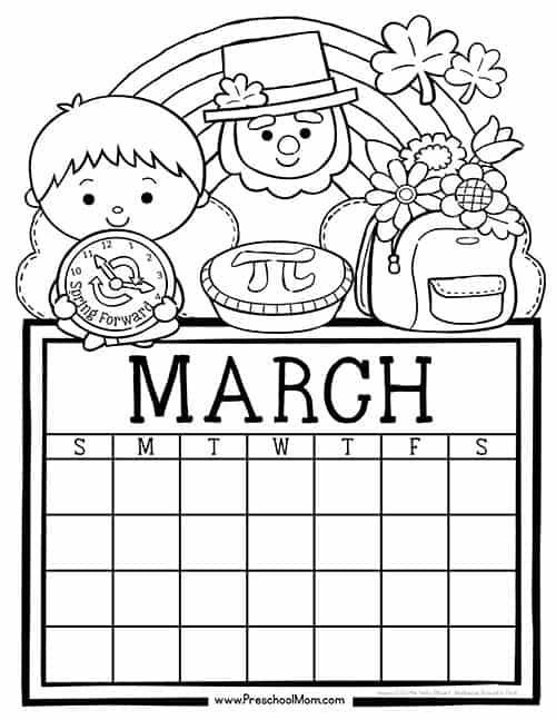 Create Your Free Editable Preschool Calendar Template Get Your 7 Best Kindergarten Monthly