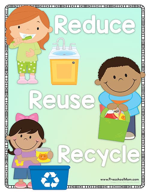 Reduce Reuse Recycle Poster For Kids Annual Recycling Poster Contest