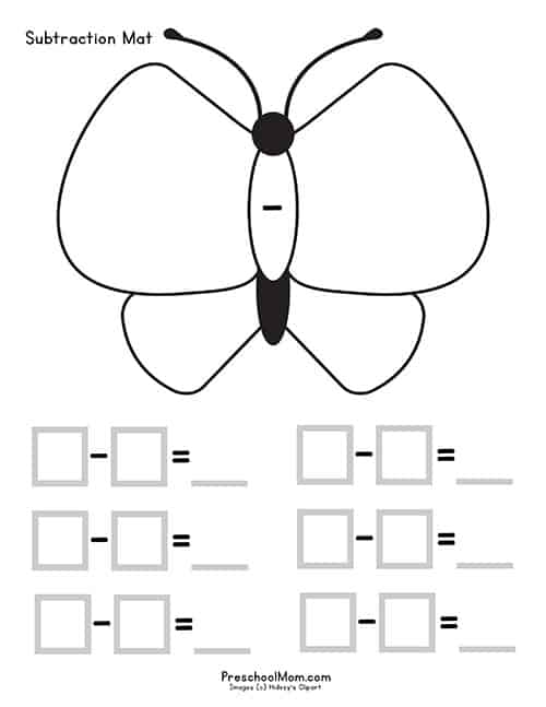 free butterfly worksheets preschool mom