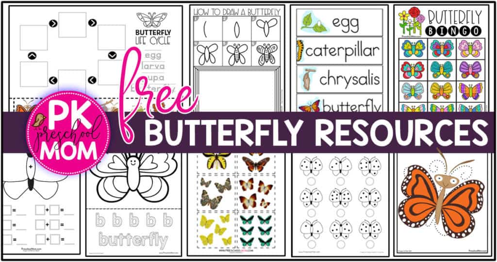 Butterfly Preschool Printables Preschool Mom