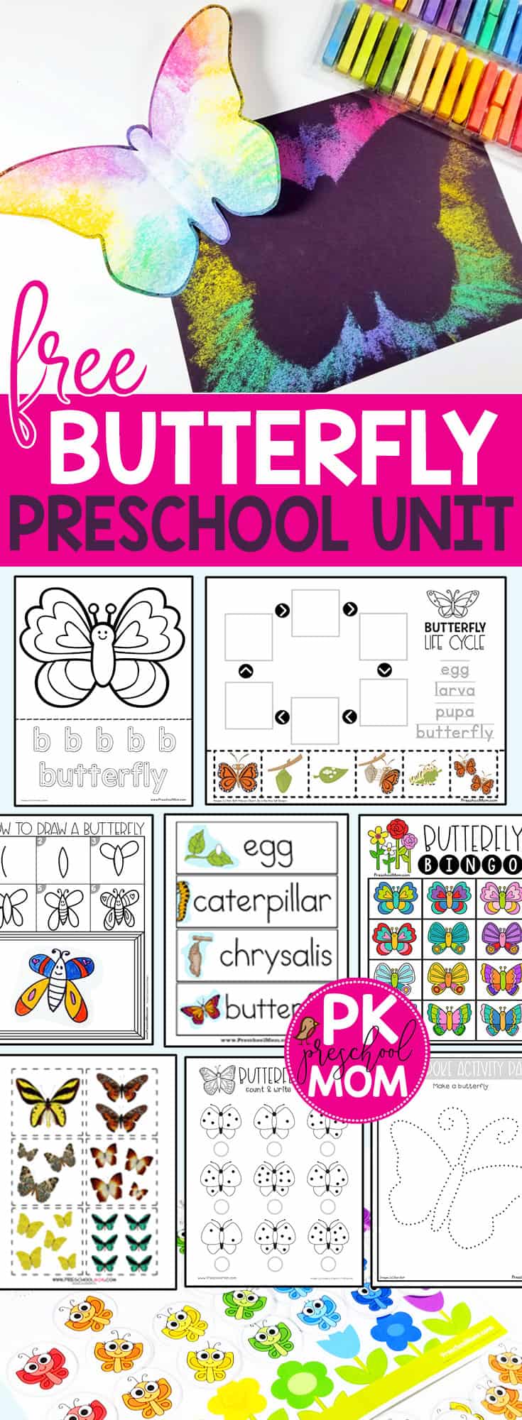 Free Preschool Butterfly Printables