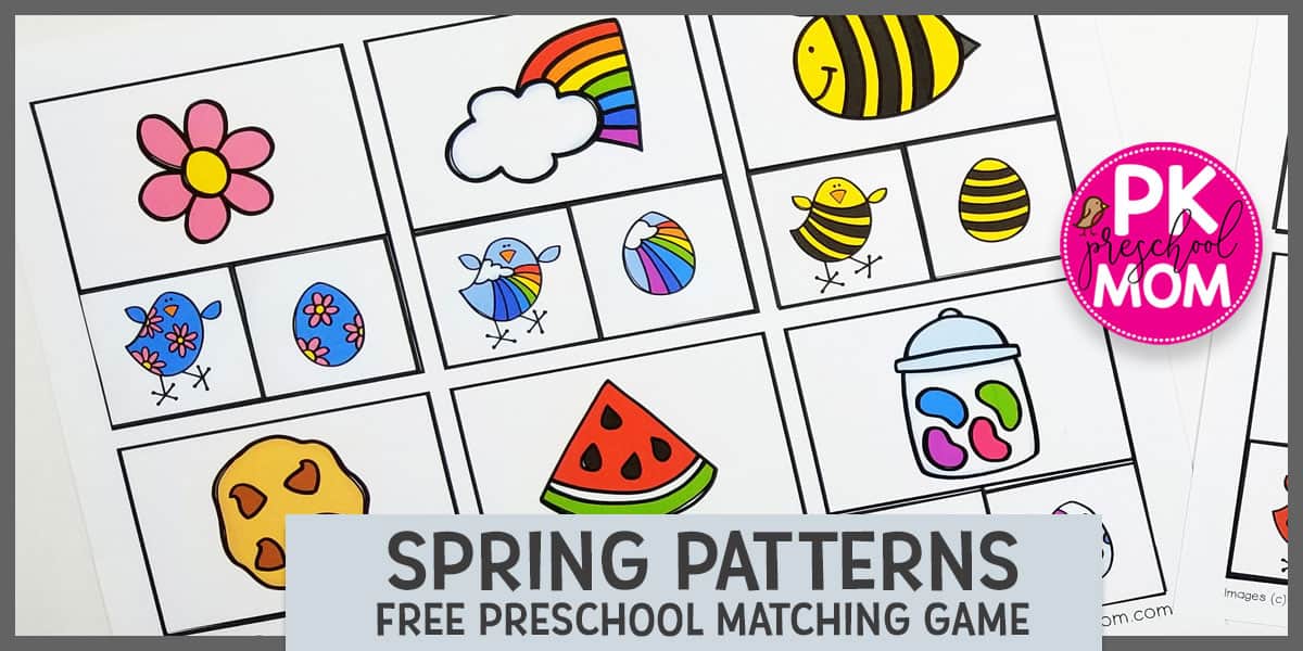 Spring Printables Preschool Mom