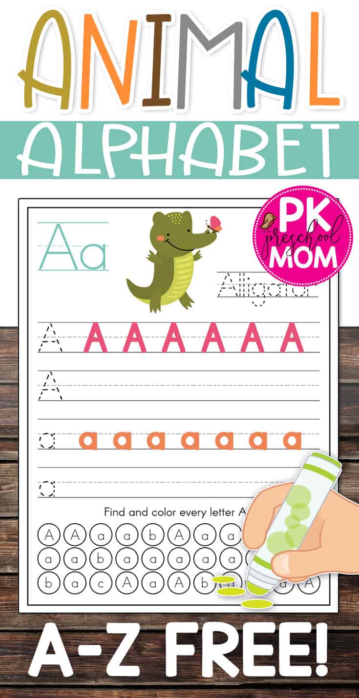 FreeAlphabetWorksheets - Preschool Mom