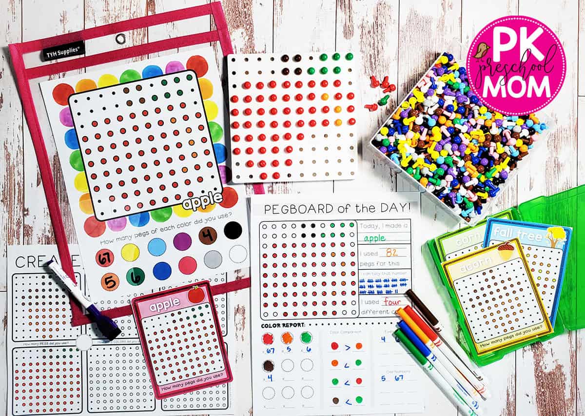 PegboardActivityPack Preschool Mom