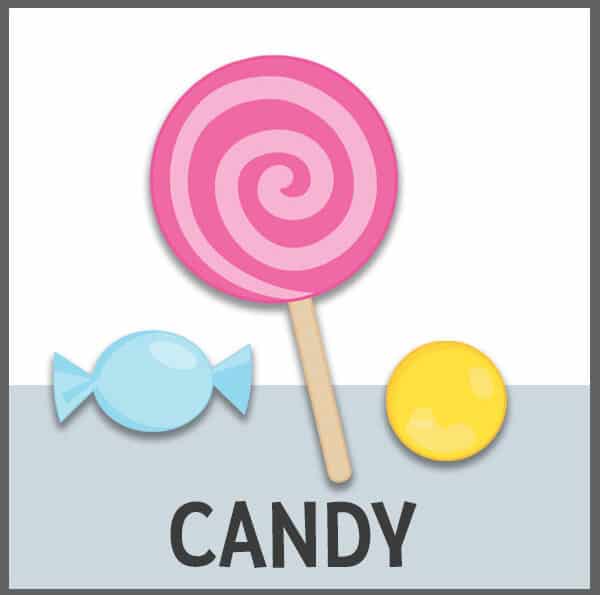 Candy Preschool Printables