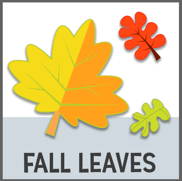 Fall Leaf Preschool Printables