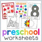 Preschool Worksheets