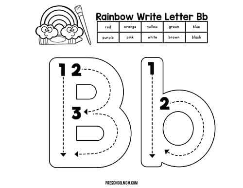 Letter B Preschool Printables - Preschool Mom