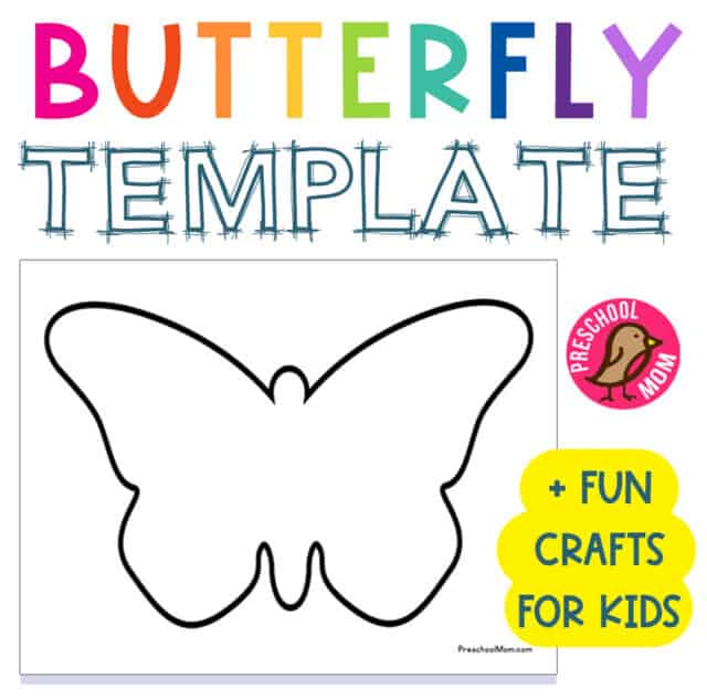 Butterfly Preschool Printables - Preschool Mom