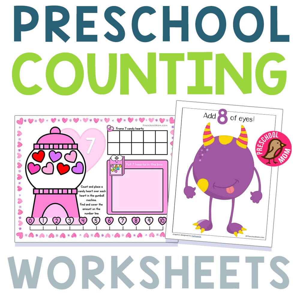 Preschool Counting Worksheets