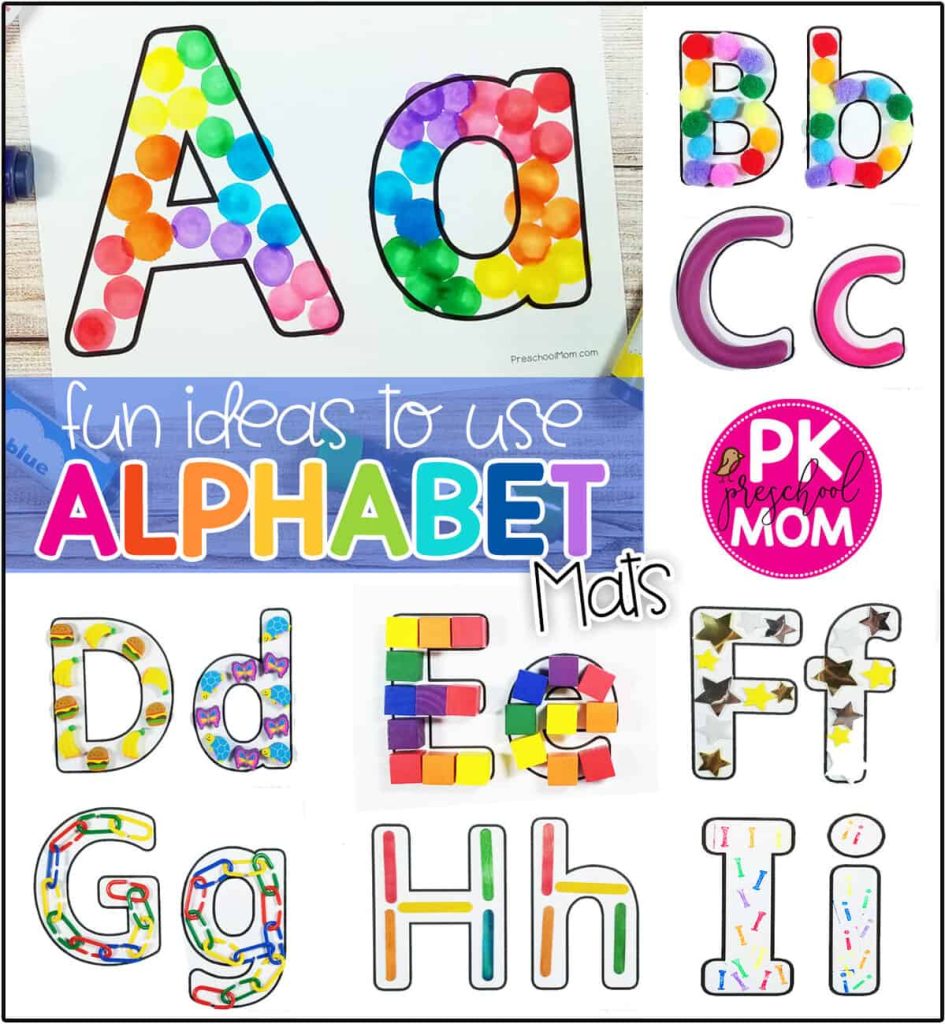 Blank Alphabet Letter Mats