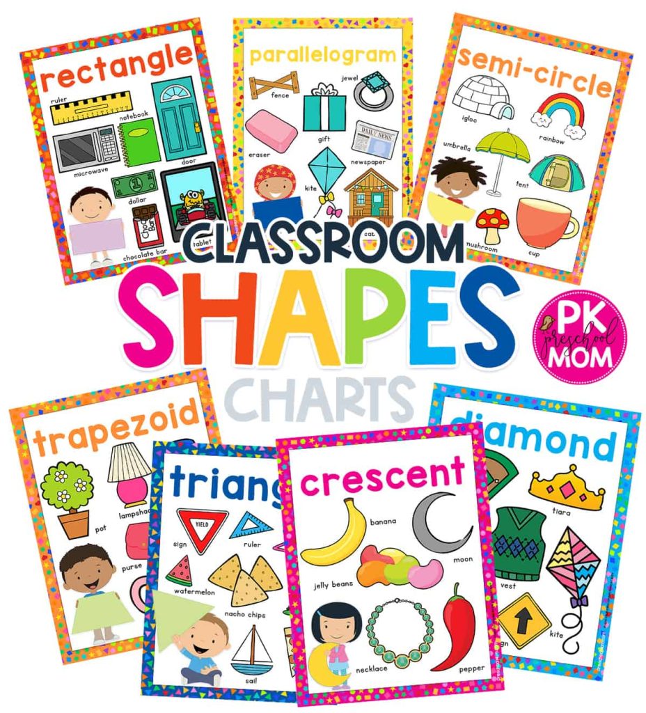 Preschool Shape Charts