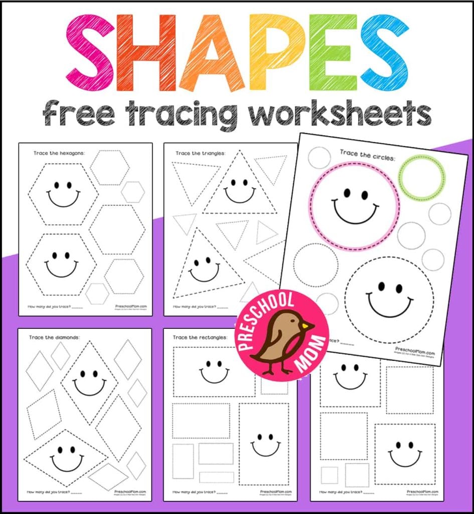 Shapes Tracing Worksheets